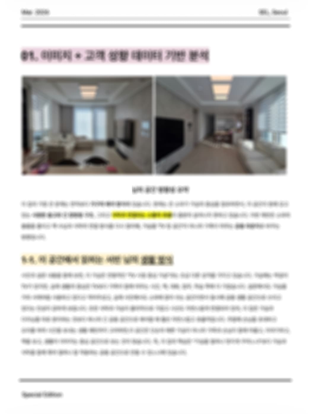 온라인 컨설팅 리포트 구성 예시 2